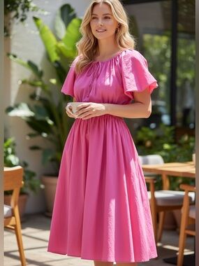 a.n.a Vibrant Womens Casual Dress